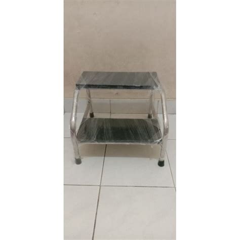 Jual Tangga Pasien Stainless Foot Step Berkualitas Tangga Bed Priksa