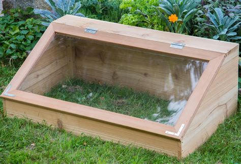 Temperature Reactive Cedar Cold Frame Rustic Landscape New York