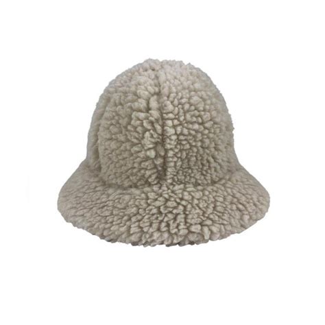 Vintages Sherpa Fuzzy Bucket Hat Rare 1990s Era Depop Fuzzy