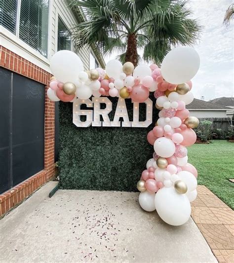 Pink Graduation Party Outdoor Graduation Parties Graduation Party Planning Graduation Party