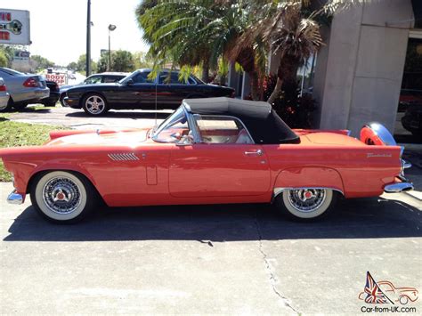 1956 Ford Thunderbird Rare Sunset Coral Kelsey Hayes Wires