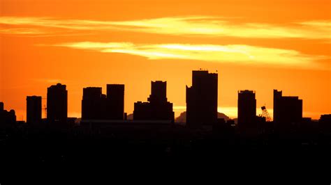 Sunset Skyline Phoenix Arizona / Phoenix Skyline Photographs Fine Art ...
