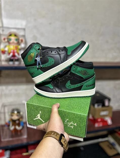 Air Jordan 1 High Golf Green Black - Cheap Jordan Shoes Online Store