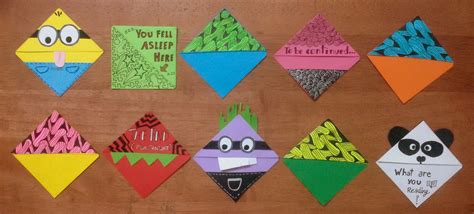 Уголки из бумаги для учебников: Как сделать закладку для книги своими ...