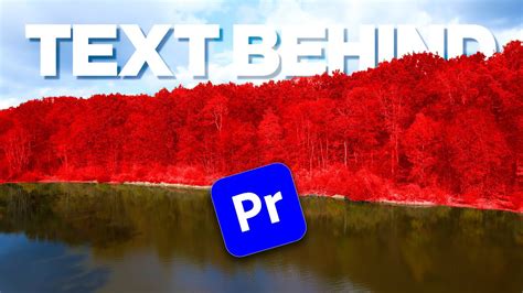 How To Add Text Behind Object In Premiere Pro No Masking Youtube