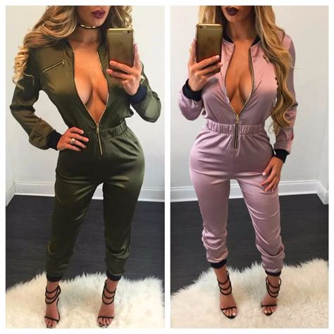 New Design Fashion Outfits Front Zip Women Outfits Nylon Women Sexy