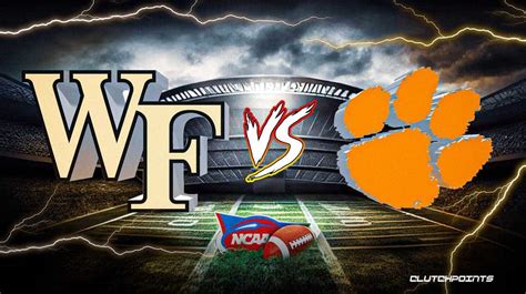 Wake Forest Clemson Prediction Odds Pick How To Watch College Football