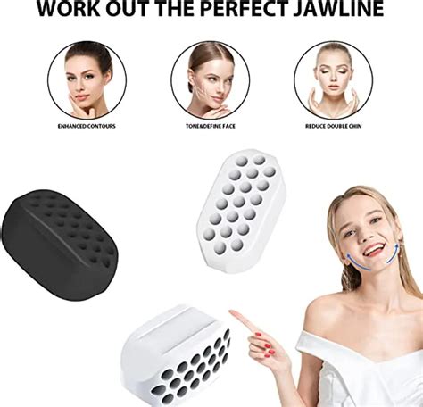 Silicone Jaw Exerciser Facial Toner Jawline Fitness Ball Neck Toning