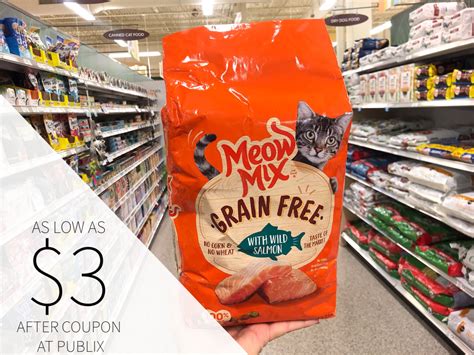 Grab Meow Mix Grain Free Cat Food At A Super Price Right Now At Publix