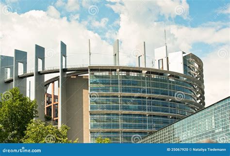 European Parliament - Strasbourg Stock Photo - Image of outdoors, built ...