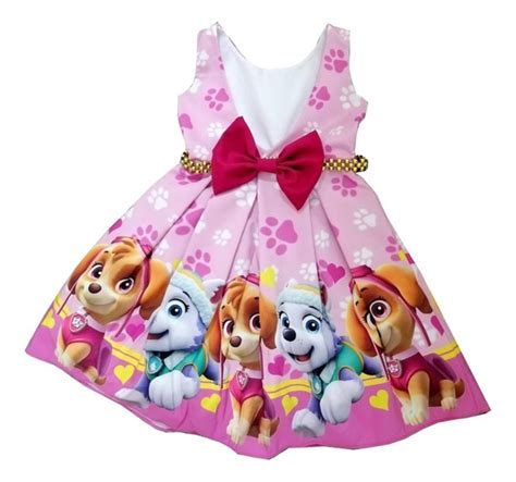 PAW Patrol Nueva Patrulla Canina Niñas Kawaii Vestidos 3 8 Años Niña