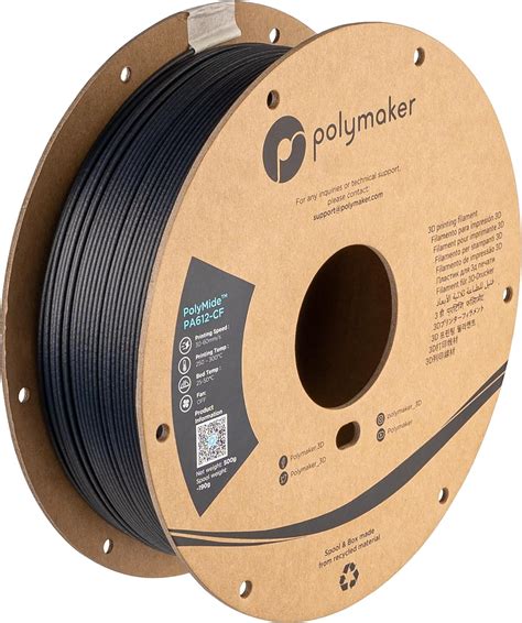 Polymaker Pa Cf Nylon Filament Black G Carbon Fiber Nylon