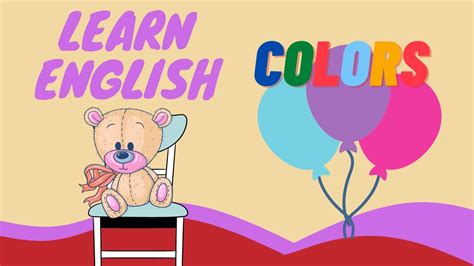 🎈learn English For Kids Colors English For Kids Learnint English