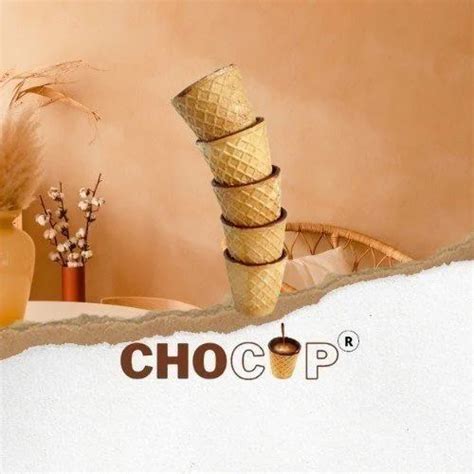 Chocup Baked Biscuits Edible Chocolate Cups Packaging Type Box