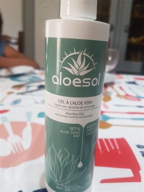 Aloesol Gel Hydratant Aloe Vera Bio 250 Ml INCI Beauty