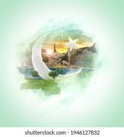 Th August Pakistan Day Celebration Pakistan Stock Illustration