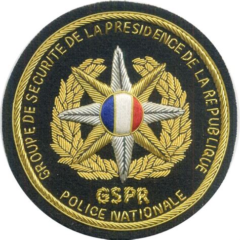 GSPR GROUPE SECURITE PRESIDENCE REPUBLIQUE Insignes Militaires