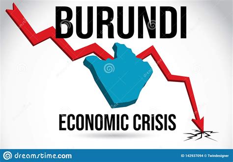 Burundi Map Financial Crisis Economic Collapse Market Crash Global ...