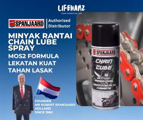 Spanjaard Spray Rantai Motor Chain Lube Minyak Rantai Terbaik