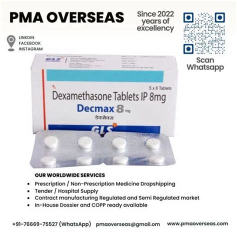 8mg Decmax Dexamethasone Tablet At Rs 64 Stripe Dexamethasone Tablets