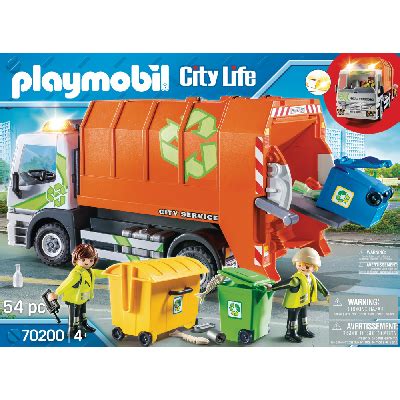 Playmobil City Life Camion De Recyclage Poubelle Au Meilleur Prix En