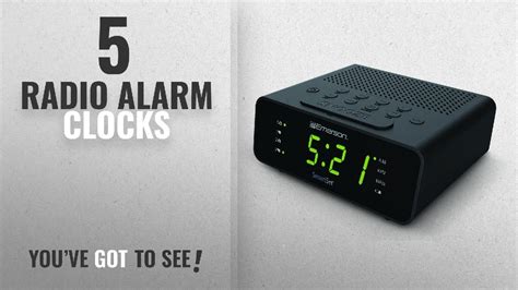 Top Radio Alarm Clocks Emerson Cks Smartset Alarm Clock