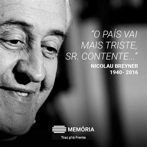 MORREU O ATOR PORTUGUÊS NICOLAU BREYNER VÍDEO Um Olhar Povoacense