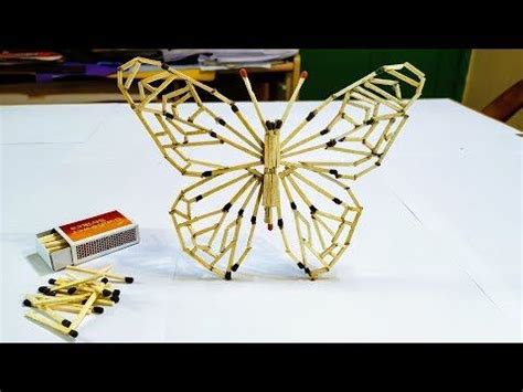 How To Make Peacock Using Matchstick Matchsticks Art And Craft How To