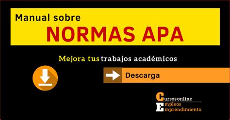 Manual Pdf Sobre Normas Apa Actualizadas Cursos Online Y Empleos