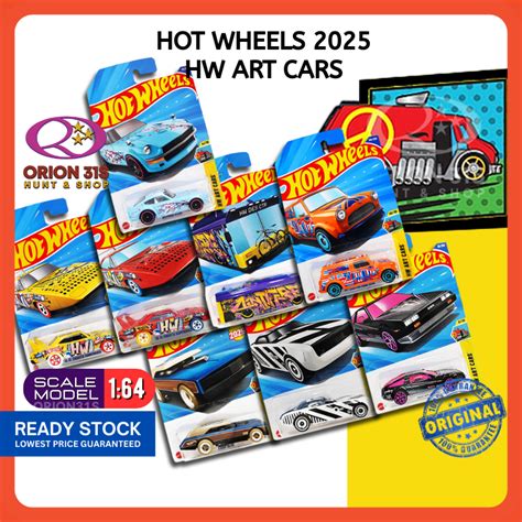 Hot Wheels 2025 HW Art Cars Datsun 240Z Plymouth Superbird Delorean Vanster Hi Roller Long