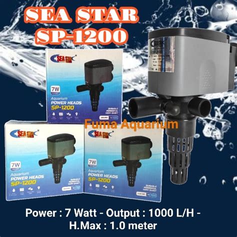 Jual Power Head Ginga Dan Sea Star Pompa Celup Filter