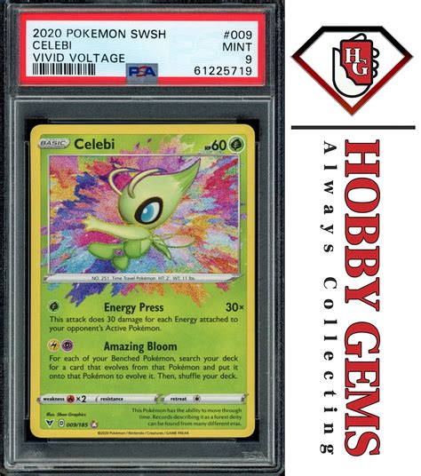 Mavin Celebi Amazing Rare Holo Psa Vivid Voltage Pokemon