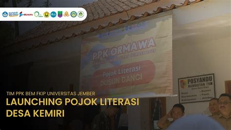 Launching Pojok Literasi RUMAH CERDAS RENGGANIS Desa Kemiri Oleh Tim