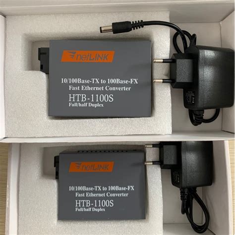 Bộ chuyển đổi quang điện 1 sợi A B 10 100 Netlink HTB 1100S Shopee