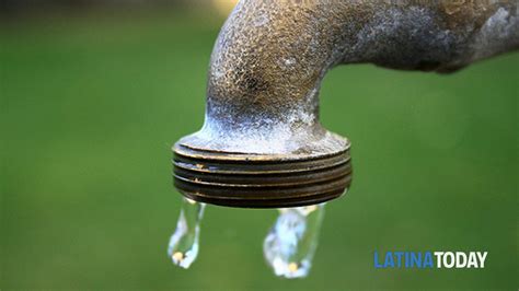 Acqua Interruzione Flusso Idrico Terracina Sabaudia E San Felice