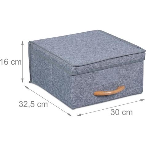 Lot De Bo Tes De Rangement L Chacune Caisses Pliables Avec