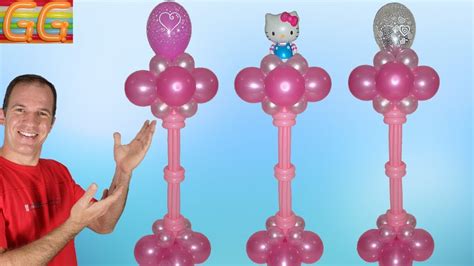 Como Hacer Columnas De Globos Sin Base Decoraciones Para