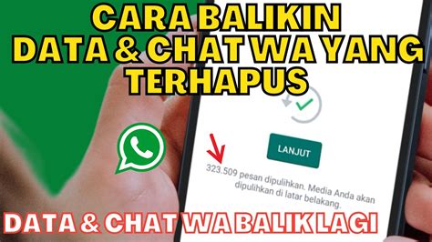 DATA CHAT WA LAMA BALIK LAGI CARA MENGEMBALIKAN DATA WA YANG