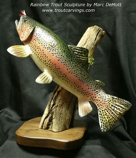 Trout Sculptures And Carvings By Colorado Award Winning Artist Fish