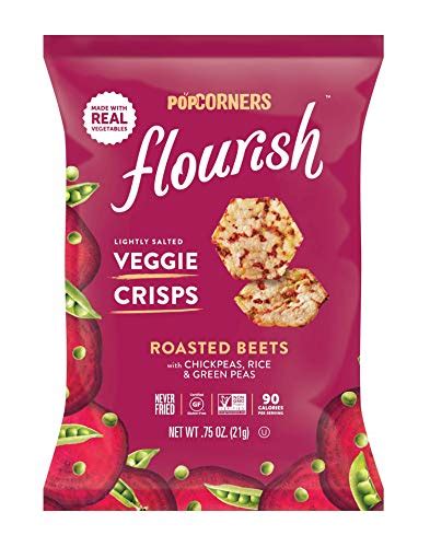 Popcorners Flourish Veggie Crisps Variety Pack 4 Flavors 24count