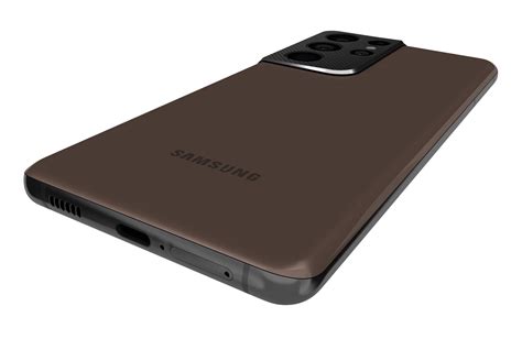 Samsung Galaxy S21 5g Ultra Phantom Brown 3d Model Cgtrader