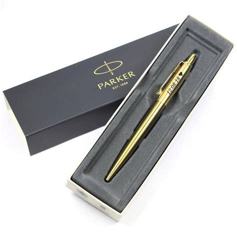 Personalised free Engraved Pen Gold Parker Jotter Pen | Etsy