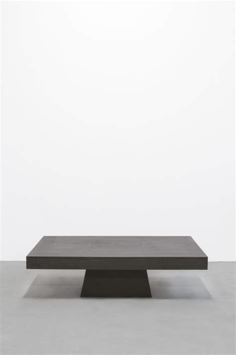 Rick Owens - Small Plug Table, 2013, Black Plywood *** Designer Rick ...