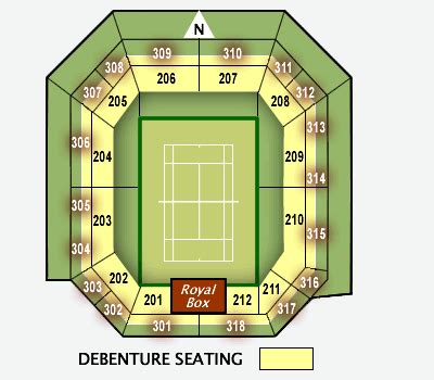 Wimbledon Centre Court Seating Chart - bmp-napkin