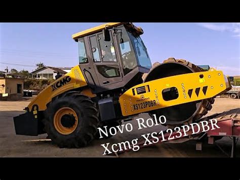 Novo Rolo Compactador Xcmg Xs Pdbe Youtube