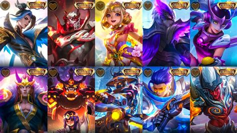 All Collector Skin In Mobile Legends As Of June 2021 YouTube