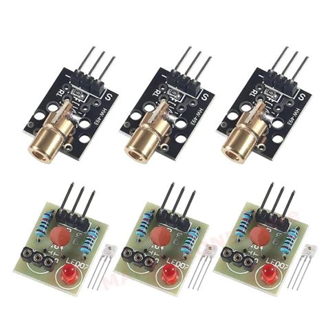 Set Sensor Module Board For Arduino Laser Receiver Transmitter Laser