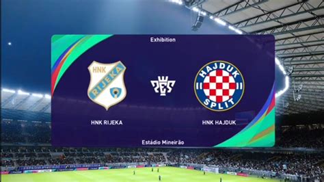 HNK Rijeka Vs Hajduk Split PES 21 Prva Liga Live Gameplay YouTube