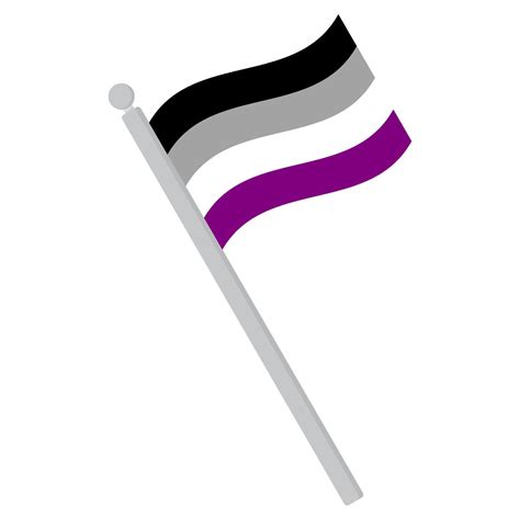 Asexual Pride Flag In Shape International Asexual Pride Flag In Shape