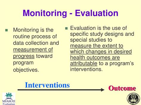 Ppt Introduction To Monitoring And Evaluation Powerpoint Presentation